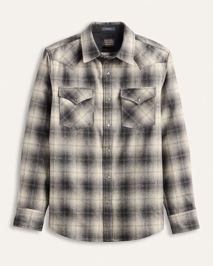 MEN'S PLAID SNAP-FRONT WESTERN CANYON SHIRT